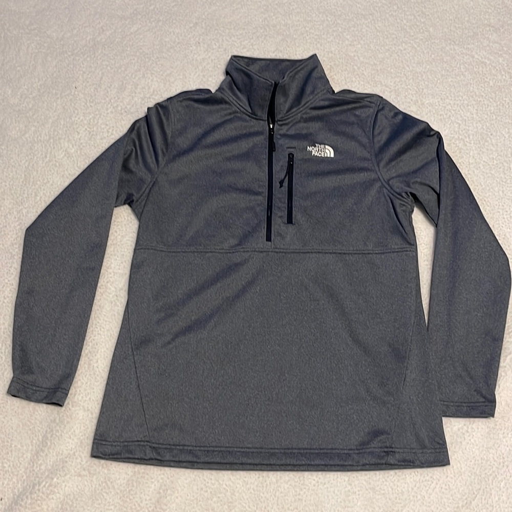 Womens Large 3/4 Zip North Face Long Sleeve